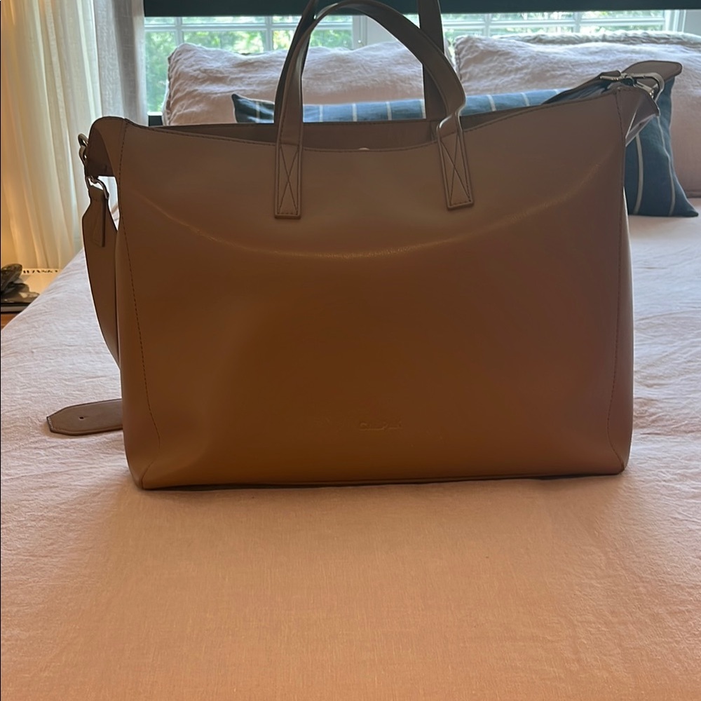 Calpak Tan Laptop Bag